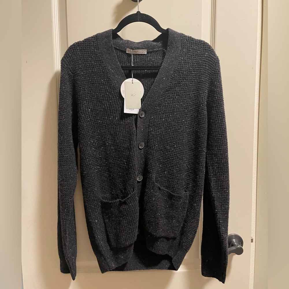 Mango Man Wool Cardigan
